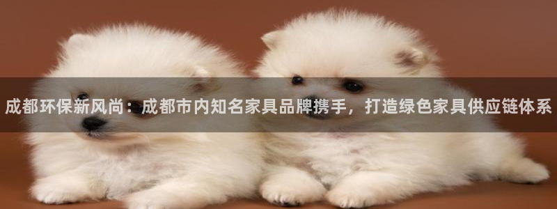 杏耀手机客户端：成都环保新风尚：成都市内知名家具品牌携手，打